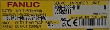 FANUC A06B-6093-H101 | In Stock Ships Overnight FANUC A06B-6093-H101 | In Stock Ships Overnight